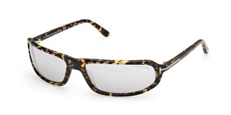 Tom Ford FT1400 ADDISON-02 55C Mens Sunglasses Tortoiseshell Size 64