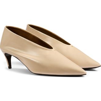 Khaite Miriam Pointed Toe Pump in Beige at Nordstrom, Size 10.5Us