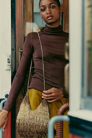 Maeve Beaded Fringe Bag