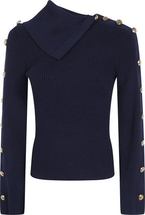 Elisabetta Franchi Sweater Viscose Tricot Round Neck