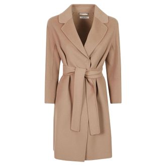 Max Mara Arona Jas - Dames - Mantels - Bruin - Maat: 3XS Wol