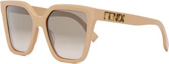Fendi Accessoires, unisex, Beige, ONE Size, Optisch Montuur