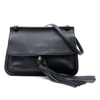 Gucci Pre-owned Gucci Medium Leather Bamboo Daily Crossbody Ladies WVYJKFLFCZJVYDOZ