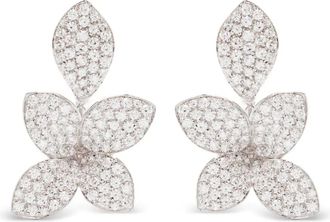 Pasquale Bruni Orecchini Giardini Segreti in oro bianco 18 carati con diamanti - Argento