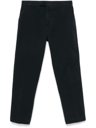 Pantaloni Torino tapered chinos - men - Cotton/Elastane - 54 - Blue