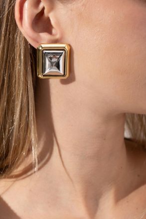 Jacquemus Brass Earrings, Womens, Silver