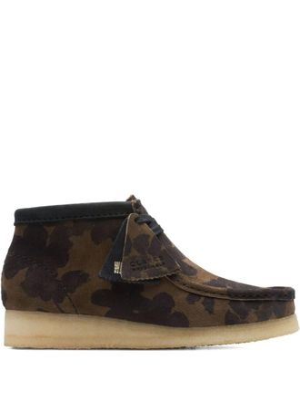 Clarks Stivali Wallabee Black/Khaki - Marrone