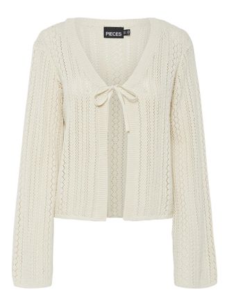 Pieces Pieces Pcnuka Ls Knit Cardigan Noos Bc, Birch, XL
