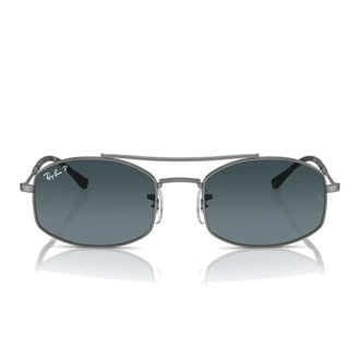 Ray-Ban Rb 3719 Zonnebril Vintage Stijl Unisex - unisex - Zonnebrillen - Grijs - 51 MM - Accessoires
