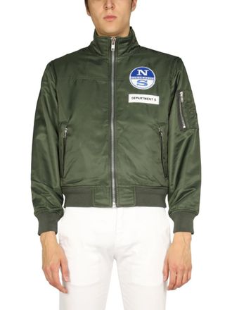 Department Five Green Mock Collar Jackets