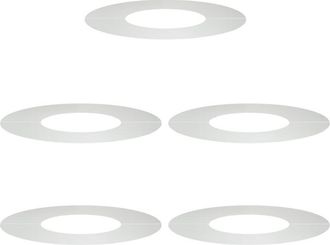 vidaXL Vidaxl - Anillos Planos Para &Aacute;rboles 5 Pcs Plateado &Oslash;30 / 60 Cm