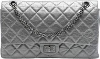 Chanel Borsa a spalla Reissue Double Flap Pre-owned - - Pre-owned - Donna - Grigio - ONE SIZE