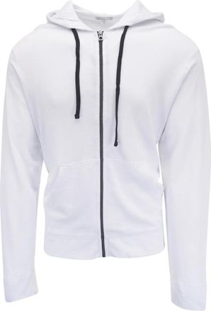 James Perse Hoodie met rits - Wit