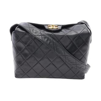 Chanel Pre-owned Vintage Cross Body Bag - Dames - Pre-owned - Zwart - Maat: ONE Size Leer