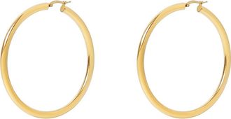 Argento Vivo Large Tubular Hoop Earrings in Gold at Nordstrom