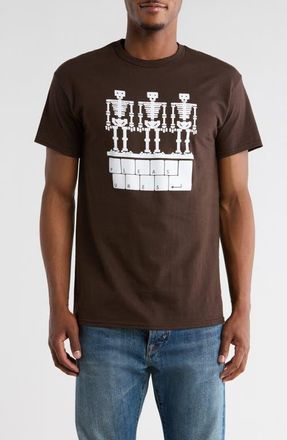 Pleasures Keyboard Graphic T-Shirt in Chocolate at Nordstrom, Size Xx-Large