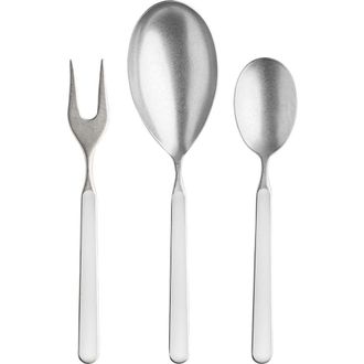 Mepra Fantasia Pewter Serving Set - 3 Pieces in Porcelain at Nordstrom
