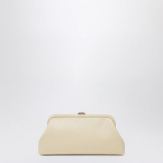 Jimmy Choo London Skylar Clutch In Butter Colored Leather