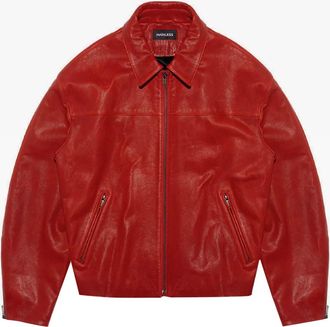 Mainless Giacca in pelle - Rosso