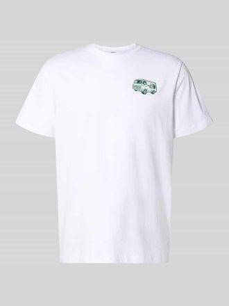 The North Face T-Shirt mit Label-Print und Rundhalsausschnitt in Weiss, Gr&ouml;&szlig;e XXL