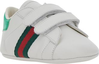 Gucci Unisex Low-Top Sneakers White Leather Trainers