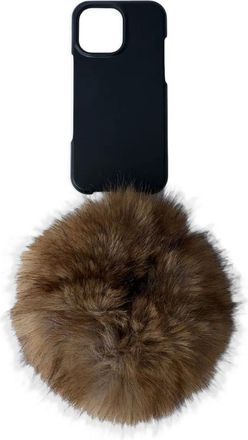 Balenciaga logo-embossed iPhone 16 Pro Max case - Zwart