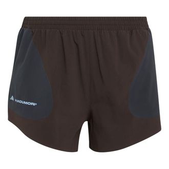 adidas (WMNS) adidas x Hermanos Koumori Running Shorts Asia Sizing Night Brown Grey KX9789