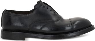 Premiata leather derby shoes - men - Calf Leather/CALFSKIN/Calf Leather - 42.5 - Black