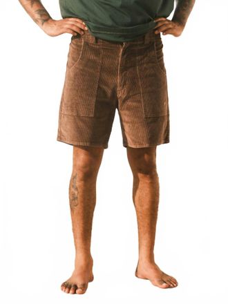Mollusk Magic Mushroom Shorts In Chocolate