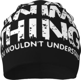 Generic Knit Beanie Its an Anime Thing Stretchy Skull Cap Breathable Knit Hat for Cycling Hiking Running