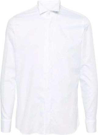 Tagliatore Heren, Overhemden, Wit, Maat: 4XL Katoen