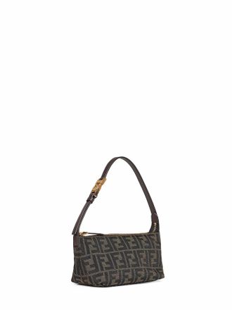 Fendi Small Vanity Pouch Shoulder Bag - Brown