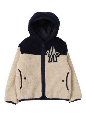 Moncler Cardigan con zip Moncler Grenoble azzurro