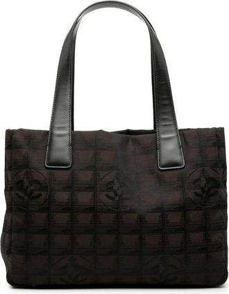Chanel Pre-owned Tote Bags, female, Brown, Size: ONE SIZE Pre-owned Printed Tote Bag