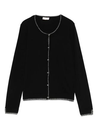 Liu Jo jewel-buttons cardigan - Black