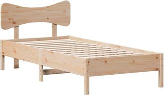 vidaXL Vidaxl - Estructura De Cama Sin Colch&oacute;n Madera Maciza De Pino 100x200 Cm