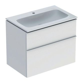 Keramag Keramag - Geberit Icon Set Mueble Lavabo Con Mueble Bajo Lavabo, 2 Cajones