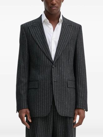 Sunflower pinstriped blazer - Grey