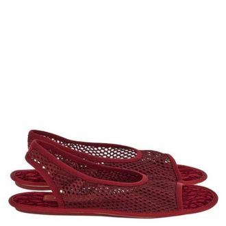 Ferragamo Anio Mesh Slingback Sandals, Size 7 C
