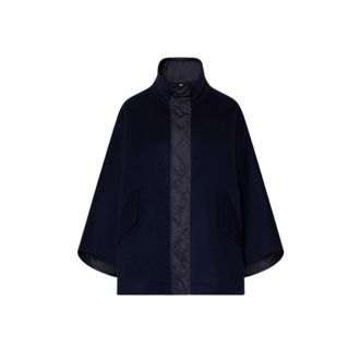 Liu Jo Cape-stijl jas - Dames - Jassen - Zwart - Maat: XS Wol