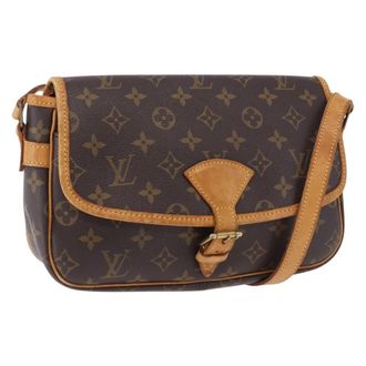 Louis Vuitton Sologne Monogram Canvas Brown Canvas Handbag (Pre-Owned)