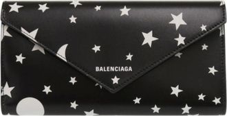 Balenciaga Pre-owned Wallets, female, Black, Size: ONE SIZE Pre-owned Envelope Wallet