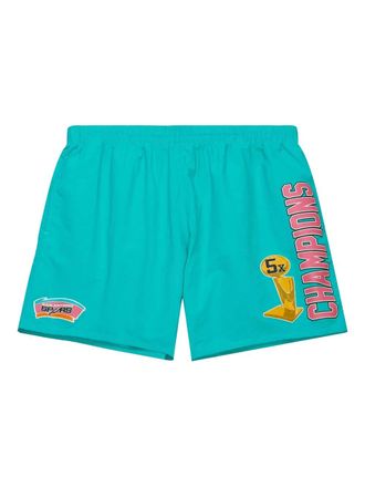 Mitchell & Ness Antonio Spurs 5x Champions Heritage shorts - men - Fabric - L - Blue
