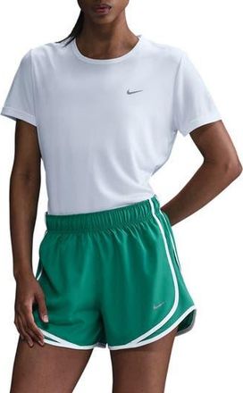 Nike Tempo Dri-FIT Short Sleeve Running Top in White/Reflective Silv at Nordstrom Rack, Size X-Large