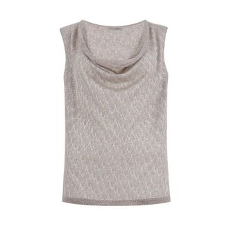 D.exterior Tops, Dames, Grijs, M, Polyester, top e canotte poliestere
