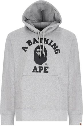A Bathing Ape College Pullover Hoodie - Heren - Hoodies - Grijs - L - Hoodies & sweatvesten