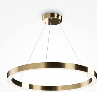 Maytoni Maytoni - Saturno Moderna L&aacute;mpara De Techo Colgante Led Integrada, Lat&oacute;n, 4200 Lm, 4000 K