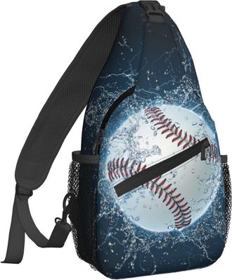Generic Baseball Sling Bag Anti Theft Cross Body Bag Trendy Crossbody Bags For Runner Men Shopping