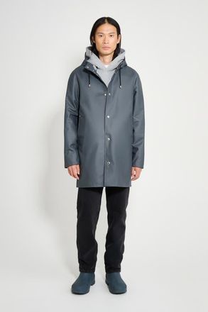Stutterheim Stockholm Lightweight Raincoat in Charcoal at Nordstrom, Size X-Large