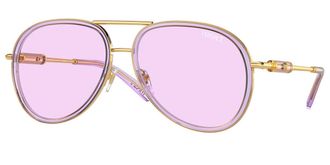 Versace VE2260 10021A Mens Sunglasses Gold Size 60